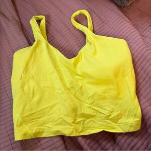 lululemon athletica Neon Yellow Athletic Tank